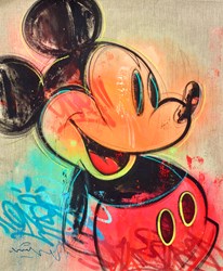Famous by Mr. Oreke - Original Painting on Stretched Canvas sized 32x39 inches. Available from Whitewall Galleries